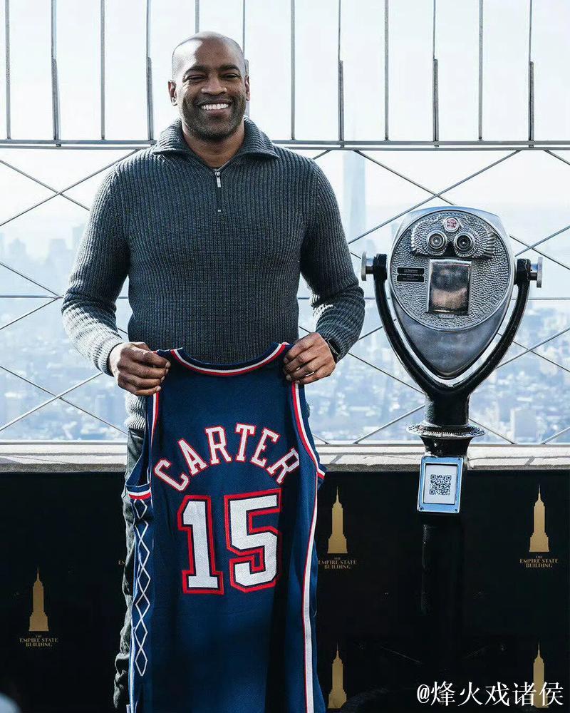 卡特感慨篮网退役球衣：梦想实现 感恩不已